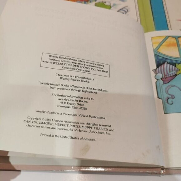 Muppet Babies Books Set of 3 Vintage Jim Henson Kids Stories Miss Piggy Kermit - Picture 6 of 9